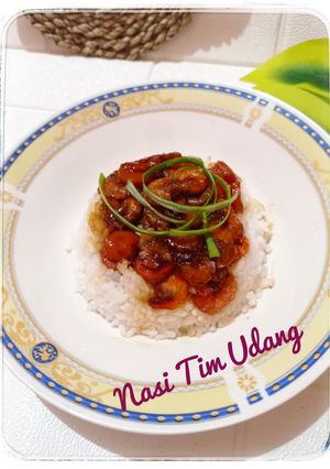 Foto resep Nasi Tim Udang