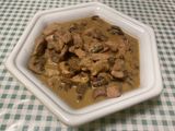Sauté de veau aux champignons bruns
