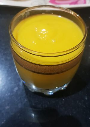 A picture of Mango milk shake.