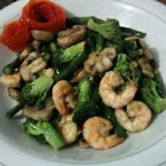 รูปของ Tumis brokoli udang saus tiram