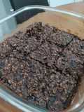 Vegan gluten free refined sugar free brownie baked oatmeal