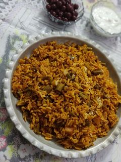 عکسی از دستور استامبولی پلو