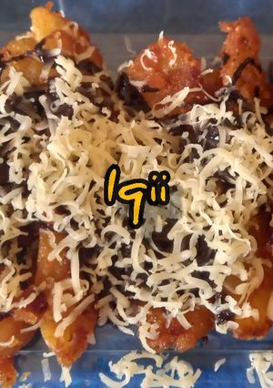 Foto resep 16. Pisang Coklat Keju Crispy