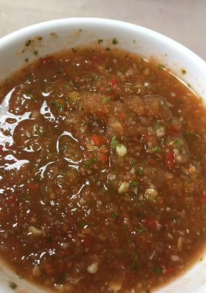 صورة لوصفة سلطة دقوس حار 🥗🌶