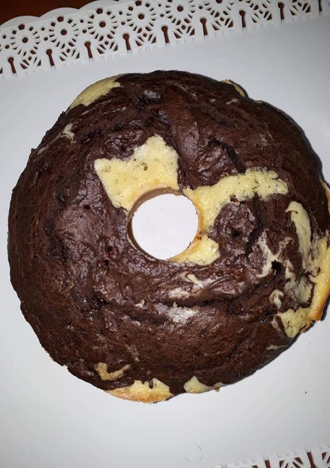 Una foto de Budín marmolado