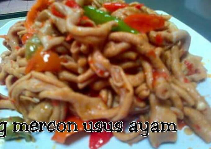 Cara Gampang Menyiapkan OSENG MERCON USUS AYAM&hellip; Poollll pedesnya, Bikin Ngiler