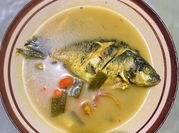 Gambar mujair bumbu kuning kuah pedas