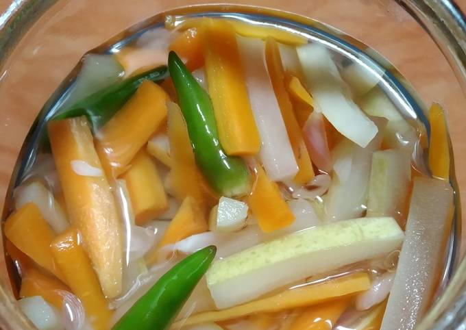 Resep Acar Mentah Timun Wortel Oleh Deedee Cookpad