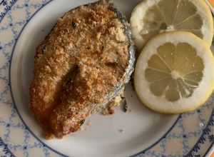Foto di Salmone gratinato in friggitrice ad aria
