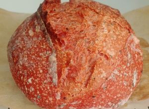 Foto resep Rye Angkak Jinten Hitam Sourdough Bread (Oven Tangkring)