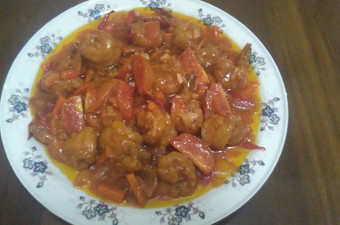 Resep Udang galah tepung asam manis Murah