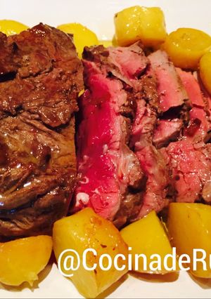 Foto principal de Solomillo de ternera al horno con patatas