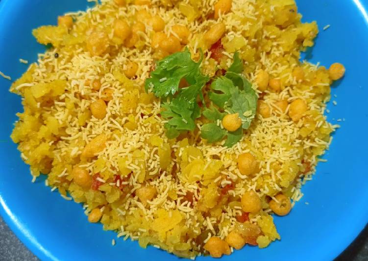 Recipe of Any-night-of-the-week Indori Poha