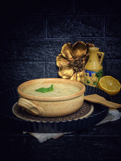 صورة لوصفة شوربة الشوفان والشعيرية