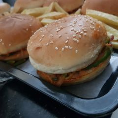 A picture of Fajita burger.