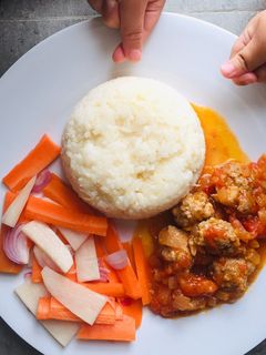 Hình của món Thịt xay viên sốt cà chua (xíu mại).
