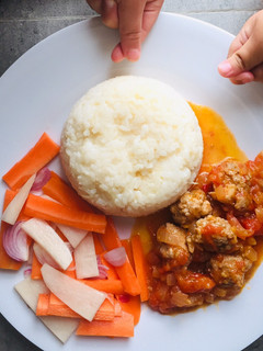Hình của món Thịt xay viên sốt cà chua (xíu mại).