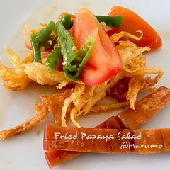 Fried Papaya Salad A picture of Fried Papaya Salad.