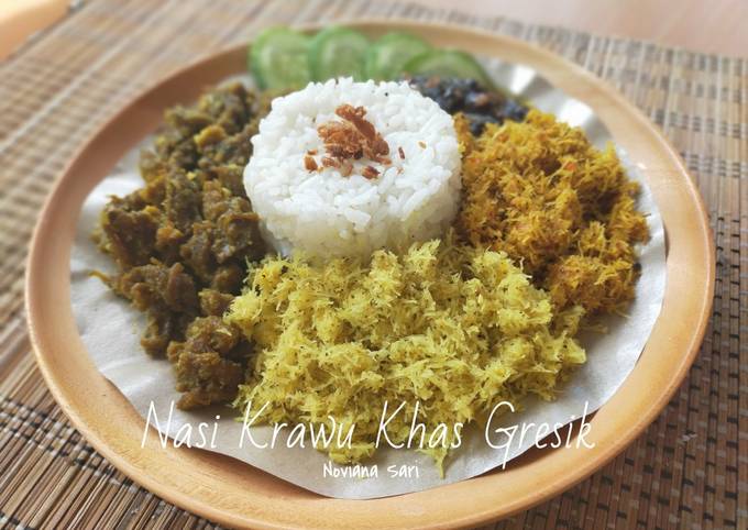 Resep Nasi Krawu Khas Gresik / Beserta Komponen Lainnya Oleh Noviana ...