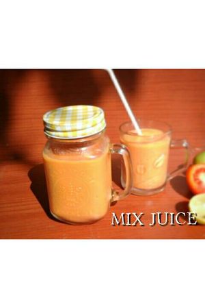 Foto resep Mix juice (pepaya,mangga,tomat,jeruk nipis)