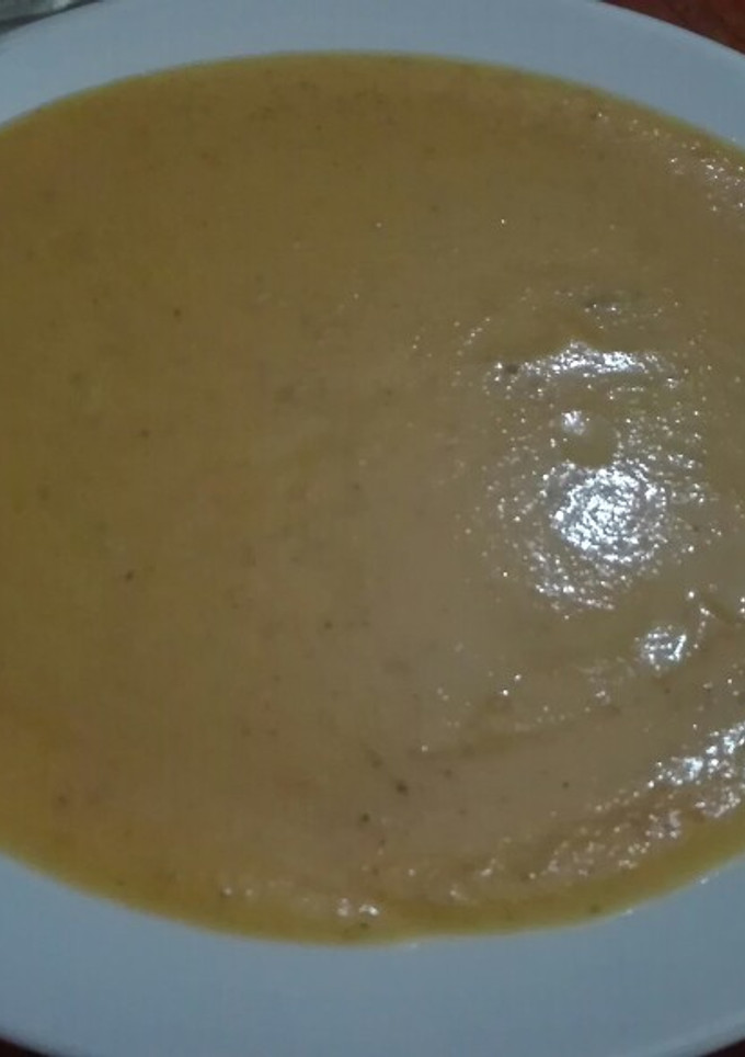 Una foto de Puré de calabacín y zanahorias