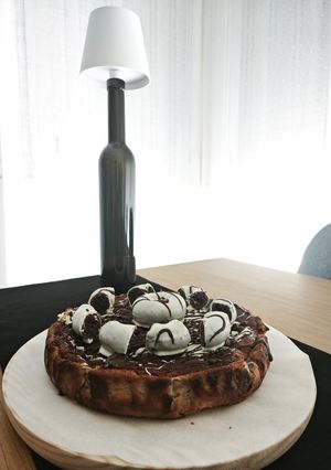 Una foto de Cheesecake de donetes