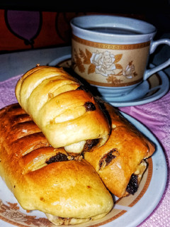 Foto resep Roti isi pisang coklat