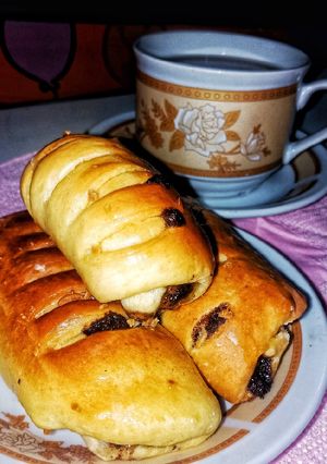 Foto resep Roti isi pisang coklat