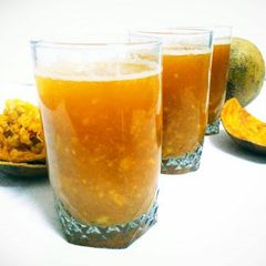 A picture of Bael sharbat.