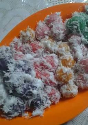 Foto resep Klepon rainbow 😆