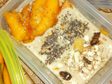 Overnight oat mango (with fiber creme)