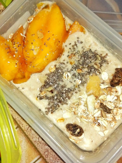 Foto resep Overnight oat mango (with fiber creme)