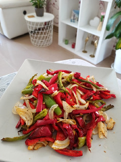 Una foto de Pimientos fáciles en airfryer