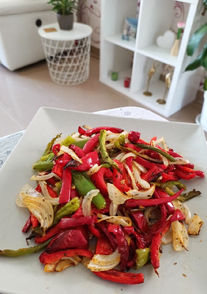 Una foto de Pimientos fáciles en airfryer
