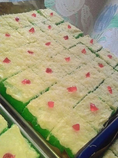 Foto resep Cake pandan keju