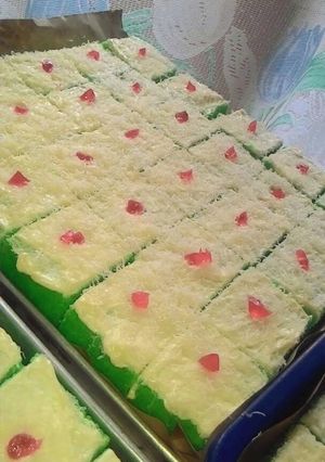 Foto resep Cake pandan keju