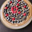 Tarte aux myrtilles et aux framboises