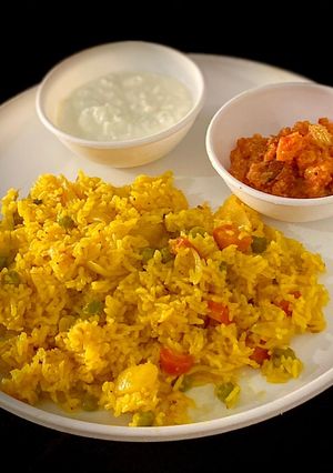 A picture of Veg Pulao.
