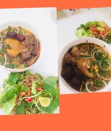 bún huyết bò
