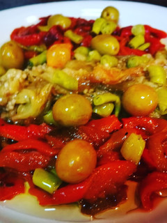 Una foto de Escalivada semi picante