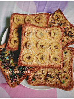 Foto resep Roti bakar pisang