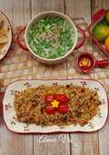 Bữa ăn thay đổi vị với mì xào và cơm trắng chiên
