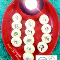 A picture of Condensed Milk Peda.