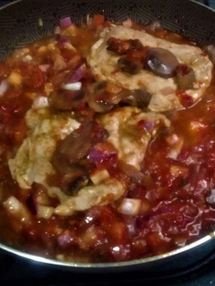 Una foto de Guisado: Lomo de Cerdo con Champiñones