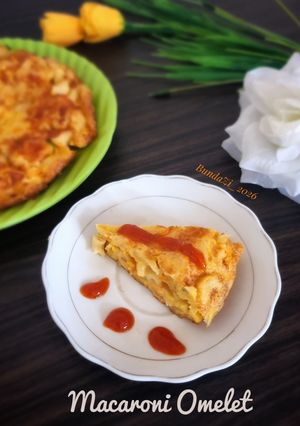 Foto resep 299. Macaroni Omelet