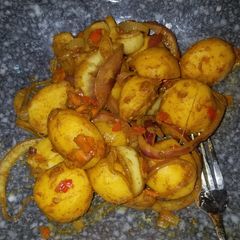 A picture of Curry potato.