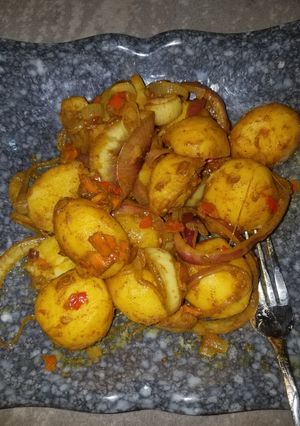 A picture of Curry potato.