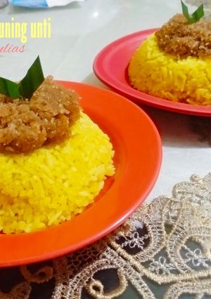 Foto resep Ketan kuning unti