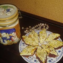 A picture of Carrot fudge(gajar ka halwa).