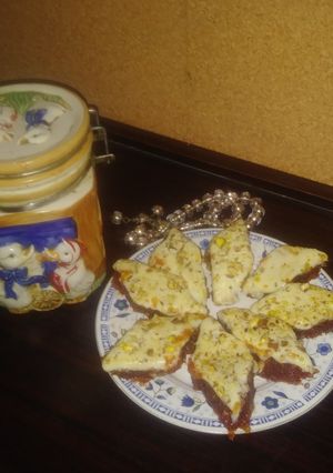 A picture of Carrot fudge(gajar ka halwa).